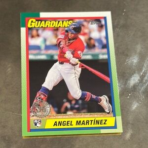 Topps Guardians Angel Martínez Card - Red and Blue